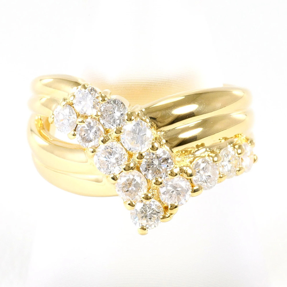 VINTAGE 18k Gold Diamond Ring
